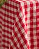Terrain Red Gingham Linen Tablecloth - 2