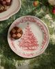 Terrain Red Tannenbaum Stoneware Side Plate - 1