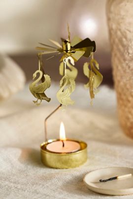Terrain Rotary Candle, Swan