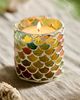 Terrain Scale Mosaic Votive Holder - 3
