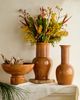 Terrain Sculptural Terracotta Vase - 1