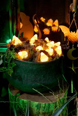 Terrain Stargazer Garden Lights, Set of 21 Bulbs, Candy Corn