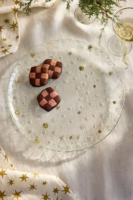 Terrain Starry Glass Serving Platter
