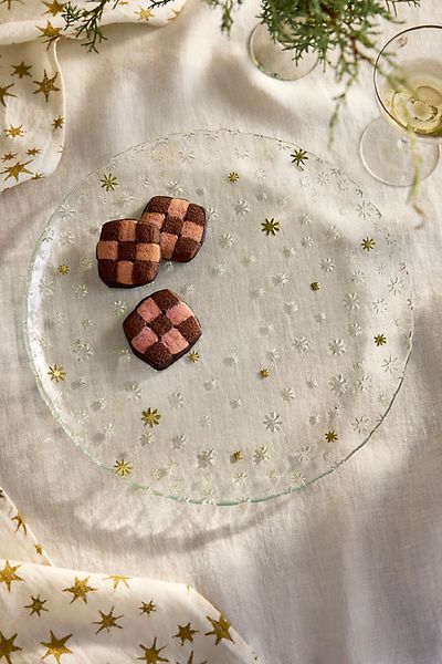 Terrain Starry Glass Serving Platter