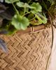 Terrain Woven Bamboo + Fiber Square Base Planter, Low - 2