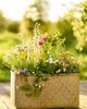 Terrain Woven Bamboo + Fiber Trough Planter - 1