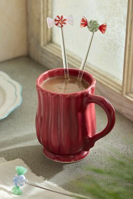 Terrain Wrapped Candy Drink Stirrers, Set of 4