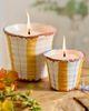 Terrain Yellow Stripe Citronella Candle - 1
