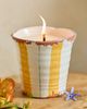 Terrain Yellow Stripe Citronella Candle - 3