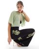 TFNC TFNC Bridesmaids chiffon mini cape in sage green - 1