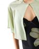 TFNC TFNC Bridesmaids chiffon mini cape in sage green - 3