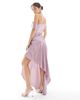 TFNC TFNC Bridesmaids satin asymmetric one shoulder midaxi dress in dusky lilac-Purple - 3