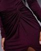 TFNC TFNC cowl front embelished maxi dress with thigh split in cherry-pink - 2