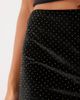 TFNC TFNC hotfix velvet hot pants in black - 3