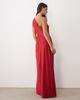 TFNC TFNC satin one shoulder maxi dress in red - 2
