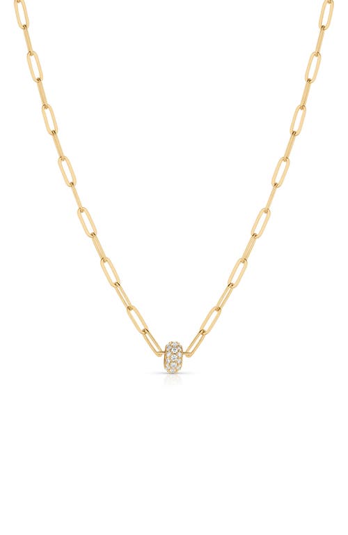 THATCH THATCH Astra Pave Paperclip Necklace