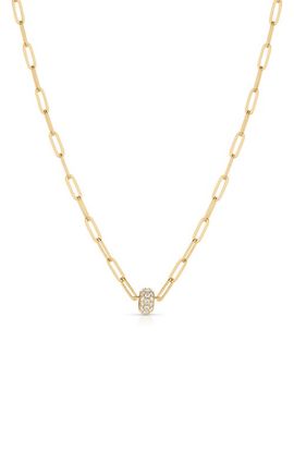 THATCH THATCH Astra Pave Paperclip Necklace