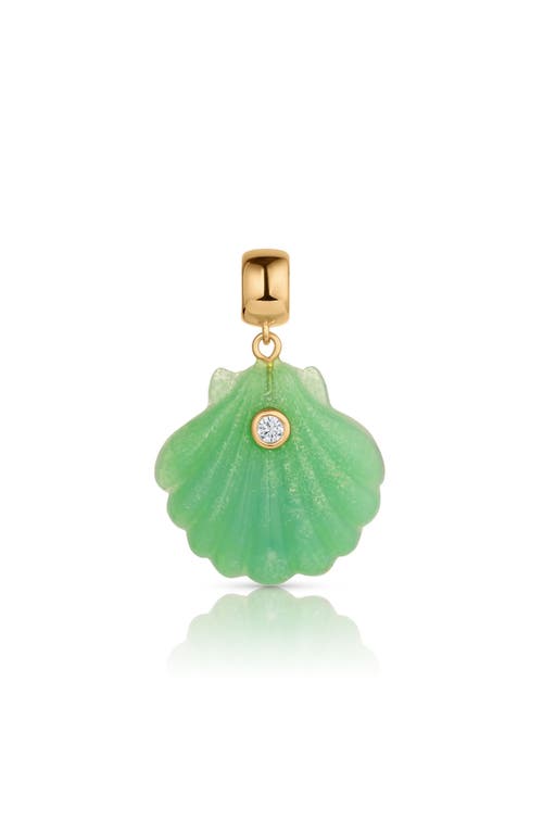 THATCH THATCH Coquille Chrysoprase Bail Charm 