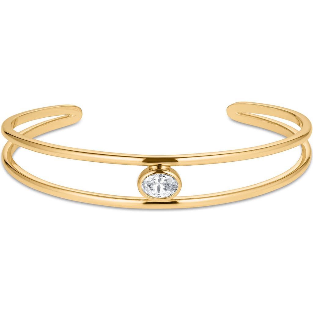 THATCH THATCH Monroe Cubic Zirconia Cuff Bracelet