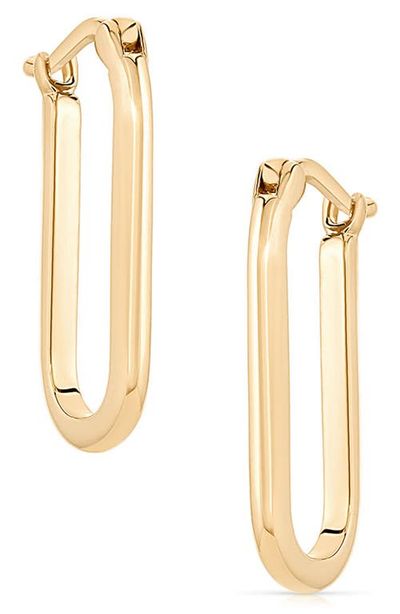 THATCH THATCH Nadine Elongated Hoop Earrings