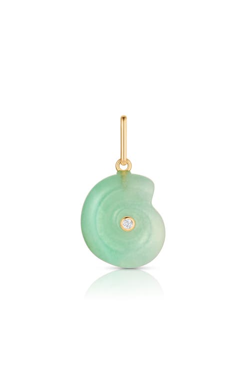 THATCH THATCH Nautilus Chrysoprase Charm 
