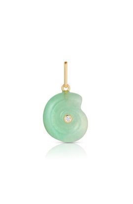 THATCH THATCH Nautilus Chrysoprase Charm 