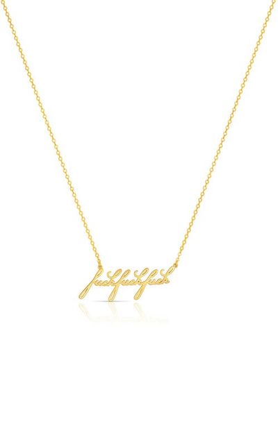 THATCH THATCH Script Pendant Necklace