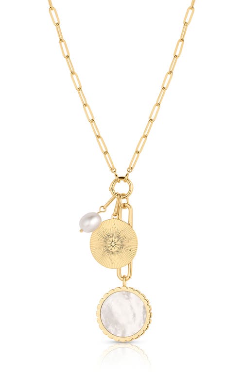 THATCH THATCH Solario Mother of Pearl Pendant Necklace 