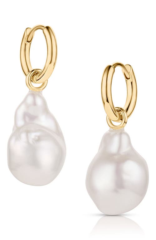 THATCH THATCH Talia Pearl Hoop Earrings