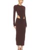 The Andamane The Andamane Heloise Cut Out Midi Dress - 2