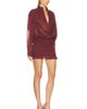 The Andamane The Andamane Rania Smocked Shirt Mini Dress - 2