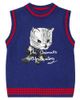 The Animals Observatory The Animals Observatory Bat knit sweater vest - 1