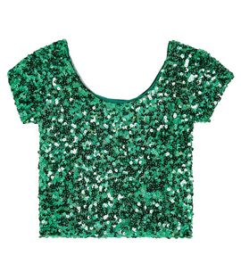 The Animals Observatory The Animals Observatory Crayfish sequined crop top