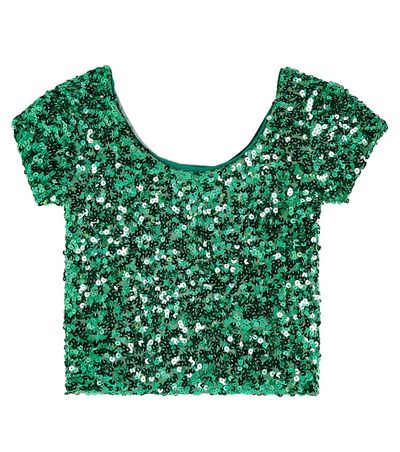 The Animals Observatory The Animals Observatory Crayfish sequined crop top