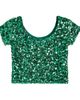 The Animals Observatory The Animals Observatory Crayfish sequined crop top - 4