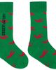 The Animals Observatory The Animals Observatory Kids Green 'Birds Green Worm' Socks - 1