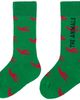 The Animals Observatory The Animals Observatory Kids Green 'Birds Green Worm' Socks - 2