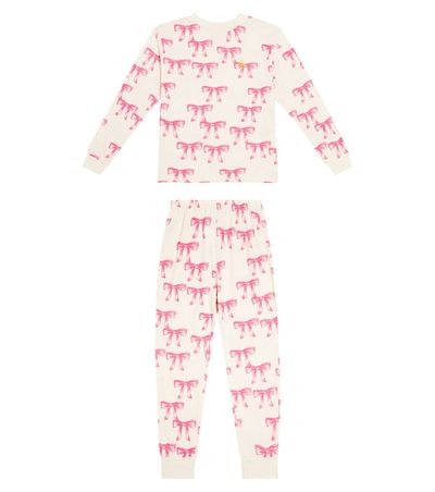 The Animals Observatory The Animals Observatory Llama printed cotton jersey pajamas