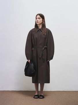 The Aperture Alma Trench Coat Brown
