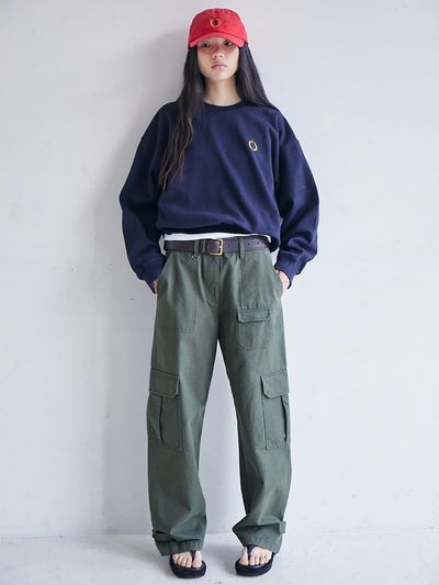The Aperture Carpenter Harry Wide Pants [Khaki] (TA5421A03H)