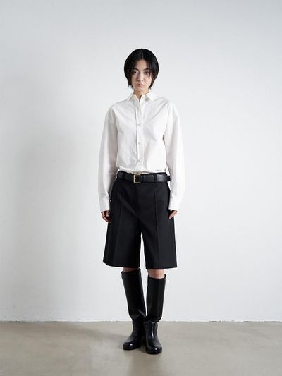 The Aperture Classic Bermuda Pants Black (TA4X21A035)