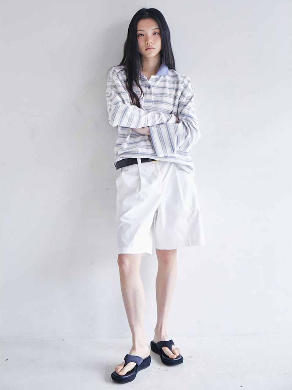 The Aperture Eddie Bermuda Pants [White] (TA5425A011)