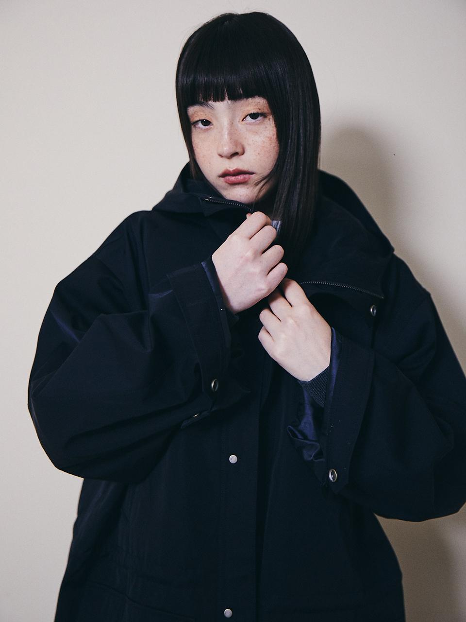 The Aperture Hunter Long Jacket Navy (TA473TA03R)