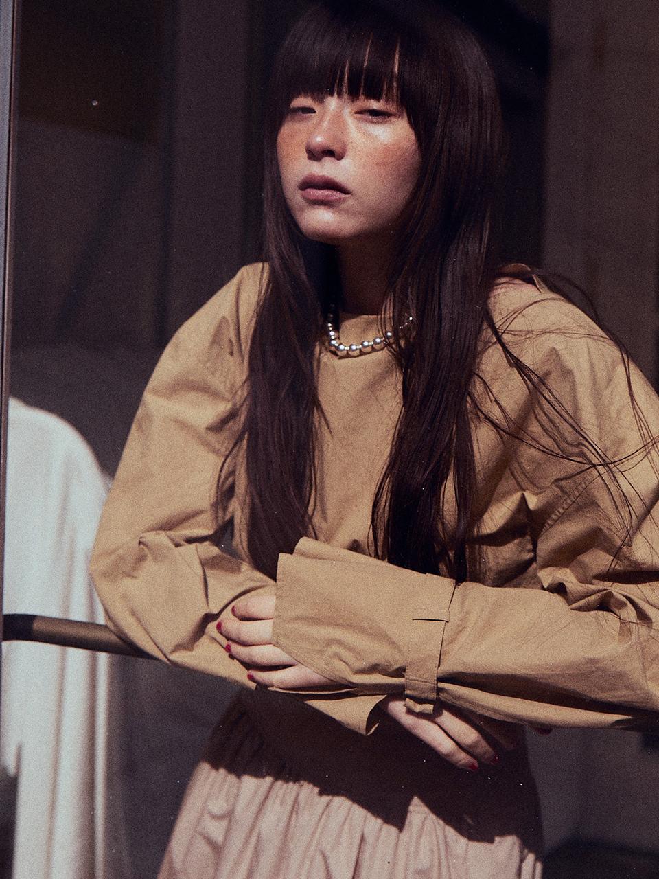 The Aperture Literary Blouse_Beige