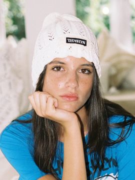 THE ASHLYNN Lightweight Crochet Cotton-Acrylic Summer Beanie
