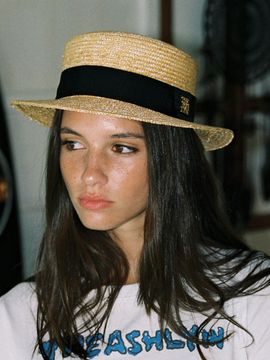 THE ASHLYNN Miniature Premium Japanese Ribbon Straw Hat