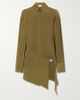 THE ATTICO Asymmetric cotton mini dress - 1