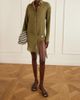 THE ATTICO Asymmetric cotton mini dress - 2