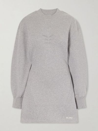 THE ATTICO Cotton-jersey mini dress