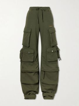 THE ATTICO Cotton tapered cargo pants